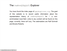 Tablet Screenshot of gsp4explorer.org
